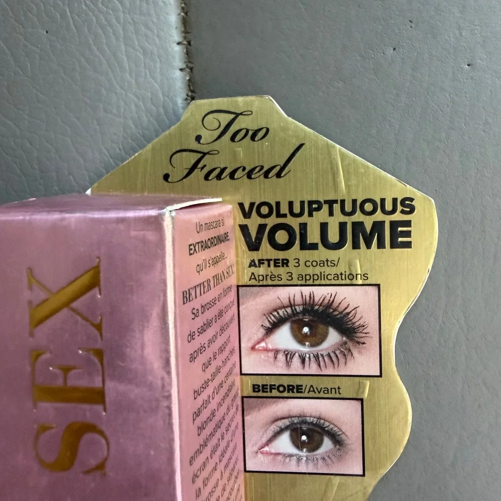 Too Faced Better Than S** Voluptuous Volume Mascara Black 0.27oz New in Box